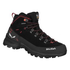 Buty Trekkingowe Damskie Salewa Alp Mate Winter Mid Ptx. Czarne trekkingi Salewa, z materiału, trekkingowe. Za 944.00 zł.