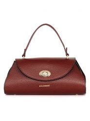 Mia Tomazzi Skórzana torebka " Bardelli" w kolorze czerwonym - 33 x 15,5 x 15 cm rozmiar: onesize. Czerwone torby na ramię Mia Tomazzi, bez wzorów, z materiału, przez ramię, bez dodatków. Za 260.99 zł.