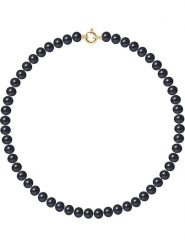 Pearline Naszyjnik perłowy "Prestige" w kolorze tahiti - dł. 42 cm rozmiar: onesize. Czarne naszyjniki Pearline, z perłą, złote. Za 1,391.99 zł.