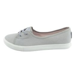 Buty Lee Cooper LCW-25-02-3316L tenisówki szare. Szare trampki bez wzorów, z gumy, bez zapięcia. Za 205.72 zł.