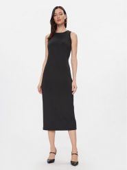 Max Mara Leisure Sukienka codzienna Baccano 2416621027 Czarny Regular Fit. Czarne sukienki Max Mara Leisure, na co dzień, xs, bez wzorów, z syntetyku, bez kołnierzyka, bez ramiączek, proste. Za 579.99 zł.