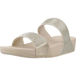 Sandały FITFLOP LULU SHIMMERGLITZ Złoty. Żółte sandały FIT FLOP, bez wzorów, z syntetyku, bez obcasa, bez zapięcia. Za 312.99 zł.