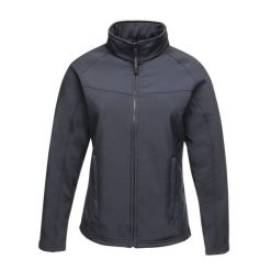 Damski Softshell Uproar. Niebieskie kurtki sportowe Regatta, xs, bez wzorów, z softshellu, bez kaptura, trekkingowe. Za 161.99 zł.