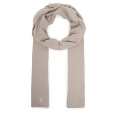 Szalik Calvin Klein. Brązowe szaliki Calvin Klein, bez wzorów. Za 219.99 zł.