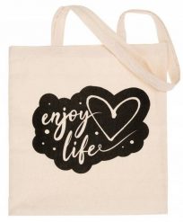 Shopperka materiałowa [DH] EKO beżowa wzór 40. Brązowe shopper Inny, bez wzorów, z bawełny, bez dodatków. Za 7.60 zł.