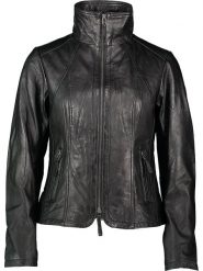 7eleven Skórzana kurtka "Serace" w kolorze czarnym rozmiar: 42. Czarne kurtki 7eleven, bez wzorów, z materiału, bez kaptura. Za 434.99 zł.