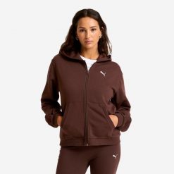 Bluza na zamek damska Puma. Bluzy sportowe Puma, l, bez wzorów, z bawełny, z kapturem. Za 179.99 zł.