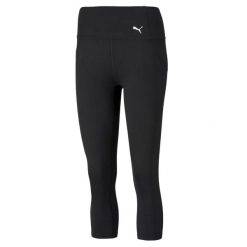 Ulubione Legginsy Damskie Forever Z Wysoką Talią 3/4. Czarne legginsy Puma, bez wzorów, z dresówki. Za 208.99 zł.