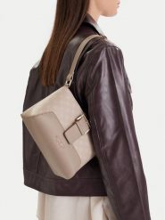 Nine West Torebka CEO-Liss-KY218 Szary. Szare listonoszki Nine West, bez wzorów, z materiału, bez dodatków. Za 179.99 zł.