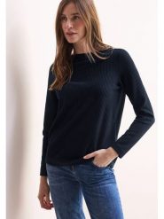 Cecil Koszulka w kolorze niebieskim rozmiar: XL. Niebieskie bluzki Cecil, xl, bez wzorów, bez kołnierzyka, bez ramiączek. Za 101.23 zł.