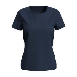 Damska Koszulka Lux. Niebieskie bluzki STEDMAN, bez wzorów, casualowe, bez kołnierzyka, bez ramiączek. Za 52.99 zł.