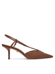 Max Mara Szpilki 2614521192600 Brązowy. Brązowe szpilki Max Mara, bez wzorów, ze skóry, bez obcasa, na szpilce, bez zapięcia. Za 2,479.00 zł.