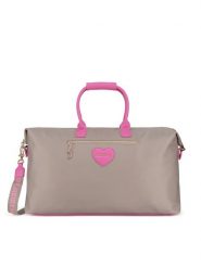 Juicy Couture Torba weekendowa CEO-BIJXT2544WPJ Beżowy. Brązowe torebki klasyczne Juicy Couture, bez wzorów, z tworzywa sztucznego, bez dodatków. Za 369.99 zł.