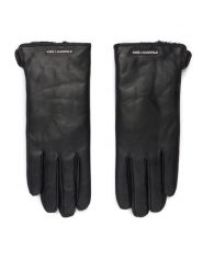KARL LAGERFELD Rękawiczki Damskie B4W33084 Czarny. Czarne rękawiczki KARL LAGERFELD, bez wzorów, ze skóry. Za 429.99 zł.