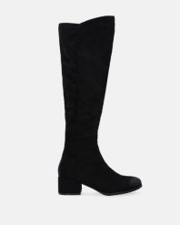 CZARNE KLASYCZNE KOZAKI HXZ22-53 BLK N. Czarne kozaki Venezia, bez obcasa, bez zapięcia. Za 349.00 zł.