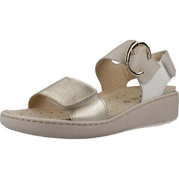 Sandały IMAC 757260I Złoty. Żółte sandały Imac, bez wzorów, ze skóry, bez obcasa, bez zapięcia. Za 325.99 zł.