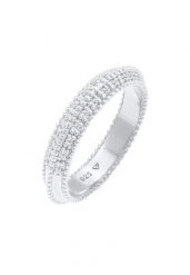 Elli DIAMONDS Pierścionek zaręczynowy damski diament (0,12 ct.) w 925 Sterling Silver Pierścionki 1 ct Damski. Szare pierścionki Elli DIAMONDS, z diamentem, srebrne. Za 1,011.49 zł.