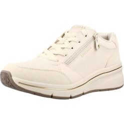 Buty SKECHERS 190370S BILLION FLEX LUXE UP Beżowy. Brązowe trekkingi Skechers, z materiału, na fitness i siłownię. Za 337.99 zł.