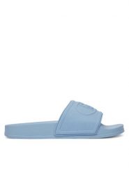 Liu Jo Klapki Kos BA5093 EX028 Błękitny. Niebieskie klapki Liu Jo, bez wzorów, z tworzywa sztucznego, bez obcasa. Za 119.50 zł.