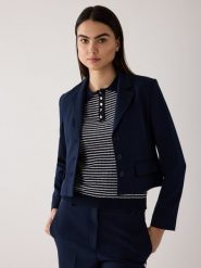 More & More Krótka marynarka damska Kobiety niebieski jednolity, 44. Niebieskie marynarki i żakiety More & More, bez wzorów, z syntetyku. Za 679.95 zł.