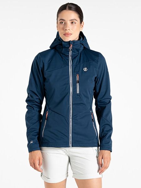 Dare 2b Kurtka softshellowa "Lexan II" w kolorze granatowym rozmiar: 44. Niebieskie kurtki sportowe Dare 2b, bez wzorów, bez kaptura, outdoorowe. Za 236.61 zł.