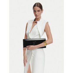Torebka Elisabetta Franchi. Czarne kopertówki Elisabetta Franchi, bez wzorów, bez dodatków. Za 939.99 zł.