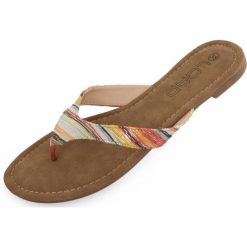 Damskie klapki Loap Herba Brown. Czarne klapki LOOP, bez wzorów, bez obcasa. Za 150.99 zł.