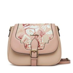 Torebka Laura Vita. Czerwone listonoszki Laura Vita, bez wzorów, bez dodatków. Za 189.99 zł.
