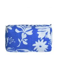 BLE Kosmetyczka w kolorze niebieskim - 22 x 14 x 12 cm rozmiar: onesize. Niebieskie kufry i kosmetyczki BLE, bez wzorów, z materiału, bez dodatków. Za 38.00 zł.