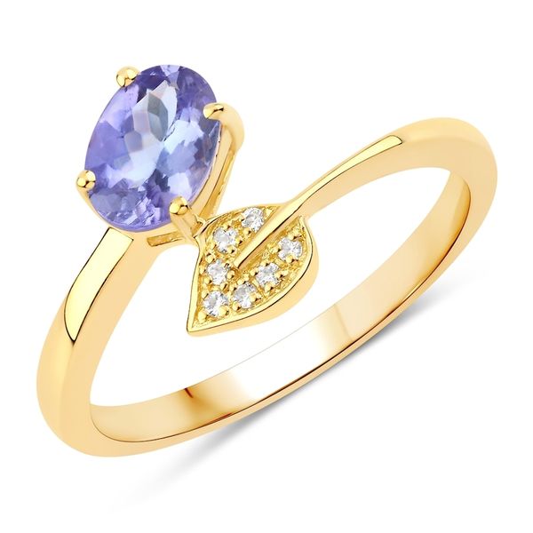 Rafaela Donata Pierścionek Srebro wysokiej próby Żółte złoto Pierścionki 1 ct Damski. Żółte pierścionki Rafaela Donata, z tanzanitem, pozłacane. Za 609.99 zł.