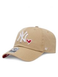 47 Brand Czapka z daszkiem MLB New York Yankees Icon '47 CLEAN UP B-ICONC17GWS Khaki. Brązowe czapki 47 Brand, bez wzorów, z bawełny. Za 99.99 zł.