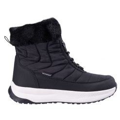 Buty zimowe damskie Iguana Irine W - czarne, Rozmiar buta 40. Czarne obuwie sportowe IGUANA, na zimę, z futra, bez zapięcia, trekkingowe. Za 219.99 zł.