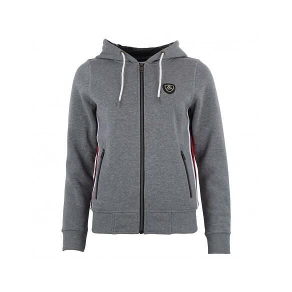 Damska bluza polarowa Peak Mountain Acharles. Szare bluzy Peak Mountain, xl, z aplikacjami, z polaru, bez kaptura. Za 189.50 zł.