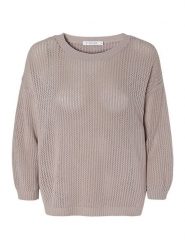TATUUM Sweter "Arles" w kolorze szarobrązowym rozmiar: M. Brązowe swetry Tatuum, m, bez wzorów, ze splotem, bez ramiączek. Za 157.35 zł.