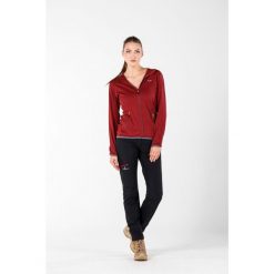 Damska bluza rozpinana z kapturem 100% Merino - Marin/Woolona. Fioletowe bluzy WOOLONA, s, bez wzorów, z kapturem. W wyprzedaży za 540.00 zł.