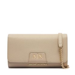 Torebka Armani Exchange. Brązowe torebki klasyczne Armani Exchange, bez wzorów, bez dodatków. Za 429.99 zł.