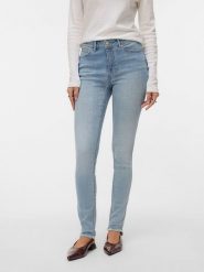 Vero Moda Dżinsy - Skinny fit - w kolorze błękitnym rozmiar: S/L30. Niebieskie jeansy Vero Moda, l, z aplikacjami. Za 130.50 zł.