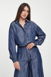 Koszula damska z cyrkoniami LIU JO. Koszule Liu Jo, bez wzorów, bez kołnierzyka, bez ramiączek. Za 819.00 zł.