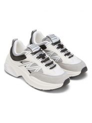 Marc O´Polo Skórzane sneakersy w kolorze biało-szarym rozmiar: 38. Białe trampki bez wzorów, bez zapięcia. Za 281.10 zł.