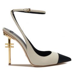 Sandały Elisabetta Franchi. Sandały Elisabetta Franchi, bez wzorów, bez obcasa, na szpilce, bez zapięcia. Za 2,699.00 zł.