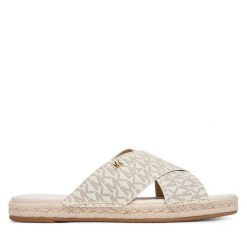 Espadryle MICHAEL Michael Kors. Białe espadryle MICHAEL Michael Kors, bez wzorów, bez obcasa, bez zapięcia. Za 529.99 zł.