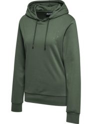Bluza damska z kapturem Hummel Active Co. Zielone bluzy sportowe Hummel, na wiosnę, m, bez wzorów, z bawełny, z kapturem. Za 302.50 zł.