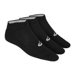Skarpetki Unisex Dla Dorosłych 155206 0001 3pak. Czarne skarpety Asics, bez wzorów. Za 71.99 zł.