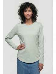 Alife and kickin Koszulka "Leabella" w kolorze miętowym rozmiar: L. Zielone bluzki Alife and Kickin, l, bez wzorów, z bawełny, bez kołnierzyka, bez ramiączek. Za 60.99 zł.