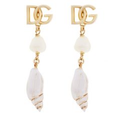 Kolczyki Dolce&Gabbana. Żółte kolczyki Dolce&Gabbana, złote. Za 1,699.00 zł.
