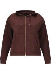 Damska bluza z kapturem zapinana na zamek Q Sportswear Tiamo. Brązowe bluzy ENDURANCE Q, l, bez wzorów, z materiału, z kapturem. Za 382.40 zł.
