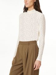 Scotch & Soda Koszulka w kolorze kremowym rozmiar: L. Brązowe bluzki Scotch & Soda, l, bez wzorów, z koronki, bez kołnierzyka, bez ramiączek. Za 131.74 zł.