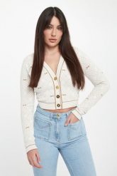 Kardigan damski logowany ELISABETTA FRANCHI. Kardigany Elisabetta Franchi, bez wzorów. Za 1,999.00 zł.