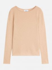 AUTHENTIC CASHMERE Kaszmirowy sweter "Epéna" w kolorze beżowym rozmiar: XXL. Brązowe swetry AUTHENTIC CASHMERE, xxl, bez wzorów, z kaszmiru, bez ramiączek. Za 347.99 zł.