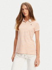 U.S. Polo Assn. Polo WUP1310 Pomarańczowy Regular Fit. Brązowe koszulki polo U.S. Polo Assn., l, bez wzorów, z bawełny, bez kołnierzyka, bez ramiączek. Za 229.99 zł.